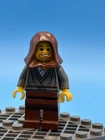 Lego Star Wars Jedi Bob Minifigure sw0057 - Vintage Old Dark Gray 2002