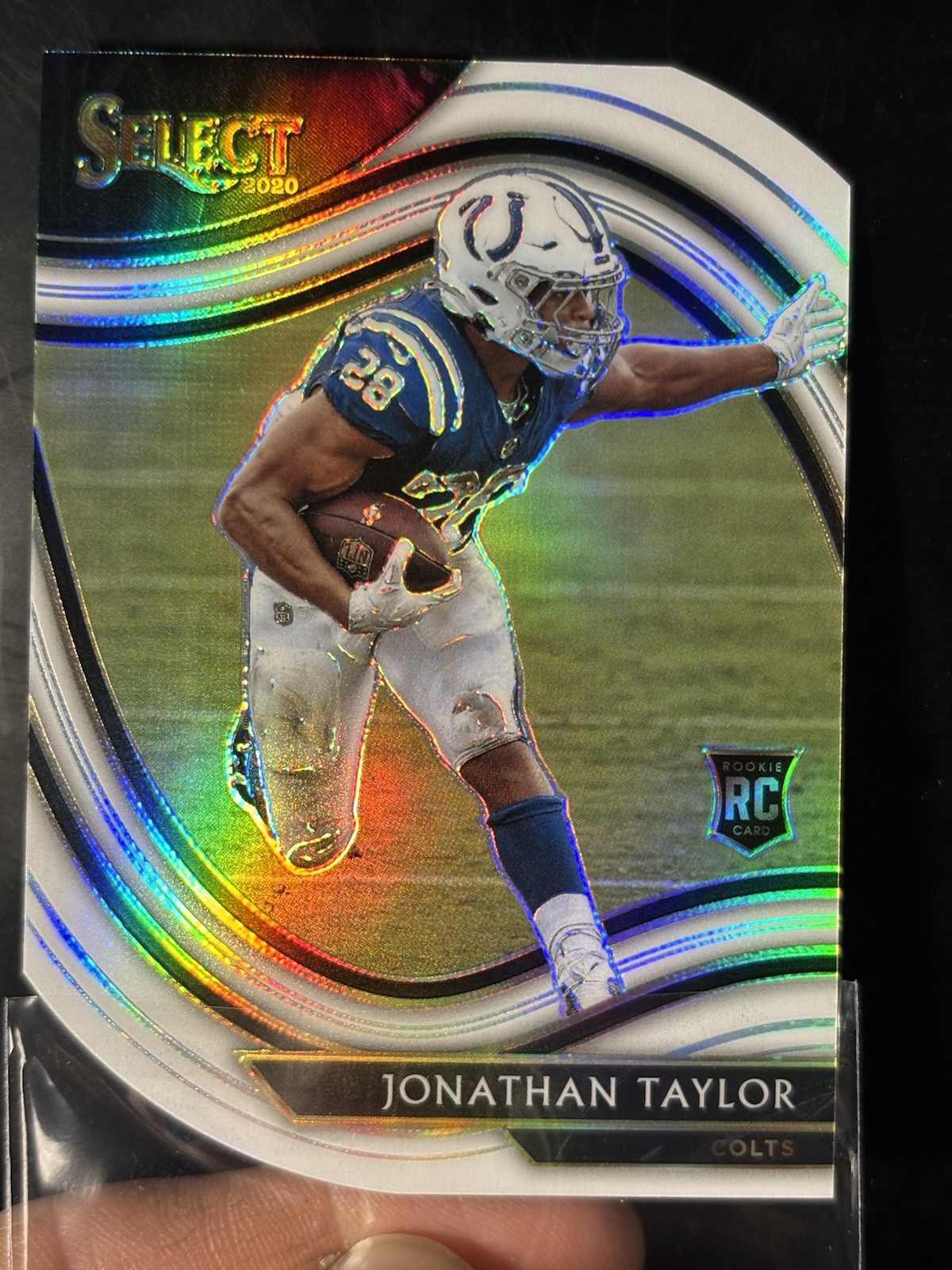 Jonathan Taylor 2020 Select Die-Cut Field Level White Rookie Card- Colts🔥📈