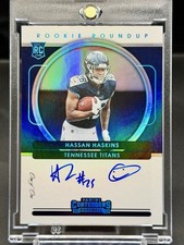 2022 Panini Contenders Hassan Haskins Rookie Hard Auto Of One 1/1 Smiley Face