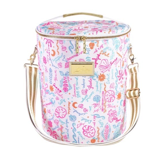 Lilly Pulitzer New Soft Beach Cooler with Shoulder Strap and hand handle