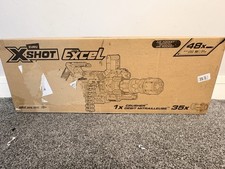 ZURU X-Shot Excel Crusher Blaster Gun Belt Fed 48 Darts Boxed Working Condition