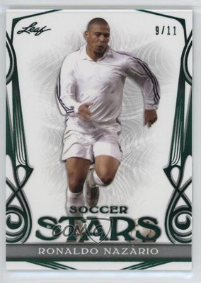 2023 Leaf Soccer Stars Green 9/11 Ronaldo Nazario #SS-13 7y2