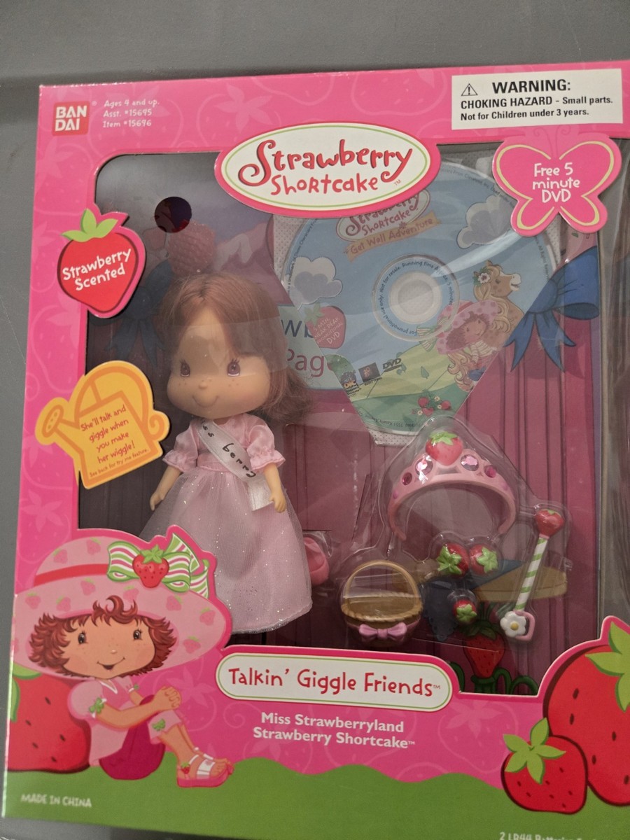 2003 Bandai Strawberry Shortcake Talkin Giggle Friends Miss