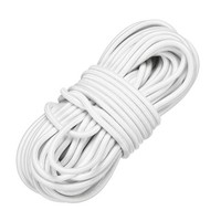 "1/8\"X32' Elastische Bungee-Schnur FüR Stretch-Seil Weiß"