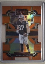 Michael Mayer 2023 Select 🔥 441/499🔥 ORANGE PRIZM DIE-CUT ROOKIE #57 Raiders