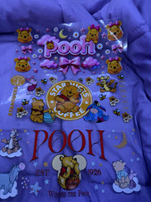 Disney Winnie the Pooh Foiled Sticker Sheets Lot Pooh Piglet Eeyore Tigger uvdtf