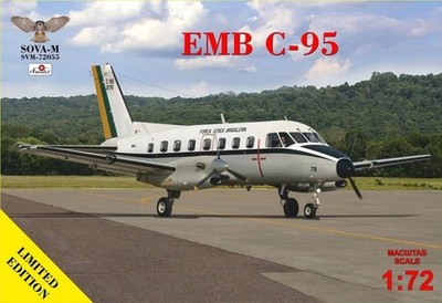 SOVA-M Amodel 72055 1:72nd Embraer EMB 110 C-95A light turboprop Transport