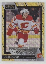 2023 O-Pee-Chee Platinum Marquee Rookies Neon Yellow Surge Jakob Pelletier e9p