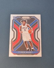 Tyrese Maxey 2020-21 Panini Prizm Rookie Card #256 RC Philadelphia 76ers