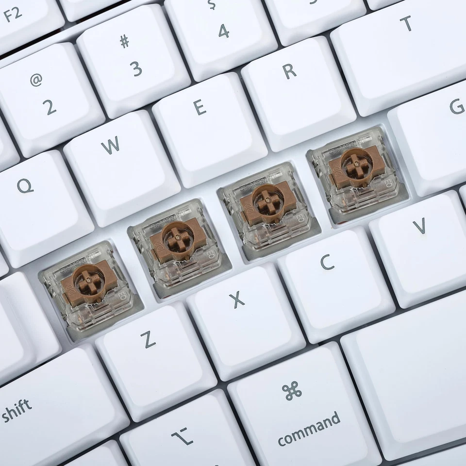 Teclado ergonómico mWave para Mac (blanco) | Interruptores mecánicos | Bluetooth y... Foto 4 de 4