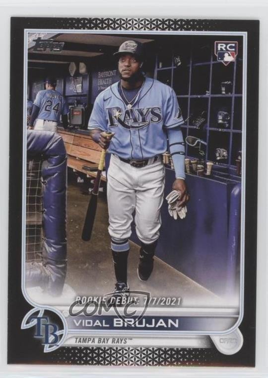 2022 Topps Update Black 62/71 Vidal Brujan #US8 3c2