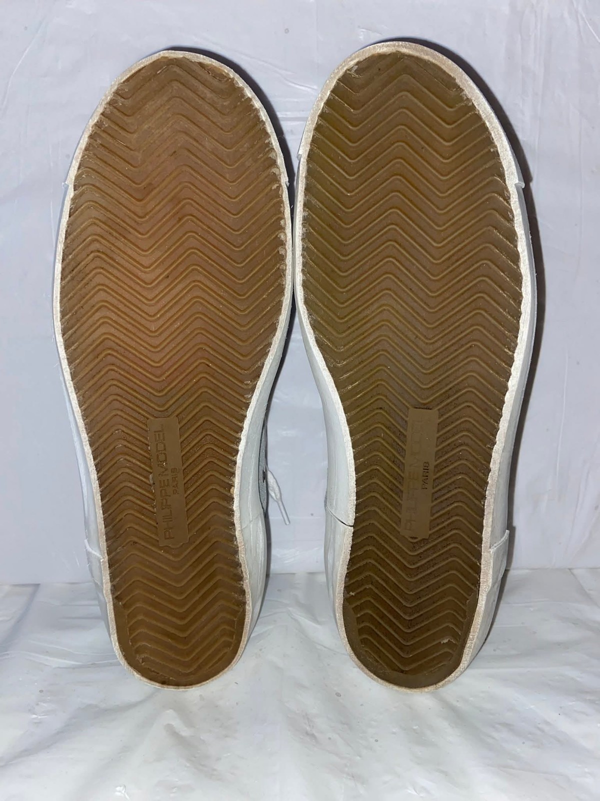 Philippe Model Silver White Leather Sneakers Wome… - image 8