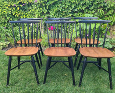 6 Farstrup Vintage Danish Dining Chairs Stylish