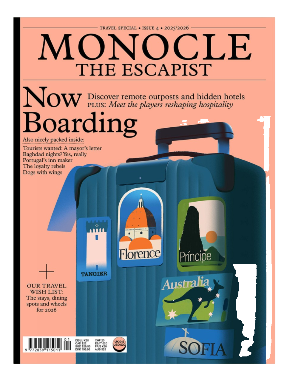 MONOCLE THE ESCAPIST MAGAZINE #4 ~ 2025 / 26 ~ NEW ~