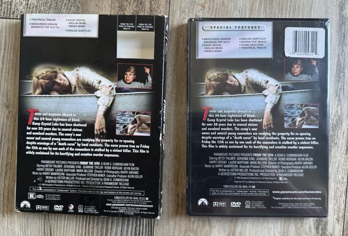 Friday the 13th - Part 1 (DVD, 1999, Paramount) WITH LENTICULAR SLIP π SEALED! - Foto 2 di 14