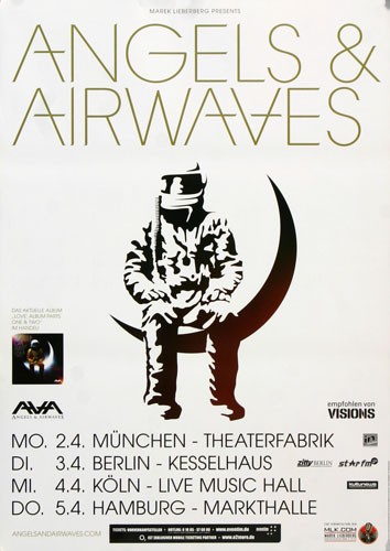 Angels & Airwaves - Lifeline, Tour 2012 | Konzertplakat | Poster-image