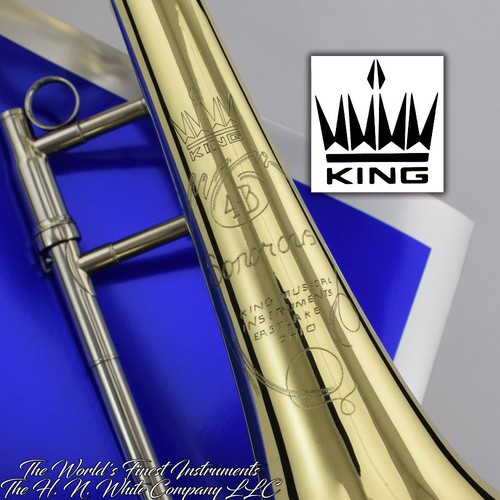 1972 Vintage King 4B Sonorous Symphony F Attach Trombone Boom SN:486829
