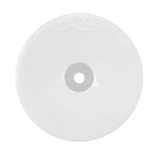 Racing Velocity F/R 2.2" 12mm Stadium Truck Wheels 4 White for TLR 22X-T & AE 