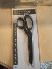 Gingher 8 inch feather weight dressmaker shears Made In Germany  