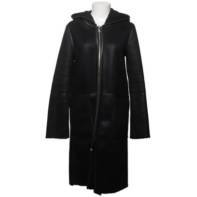 Shearling Jacke, Damen, Größe: S, Schwarz, Einfarbig #NGo