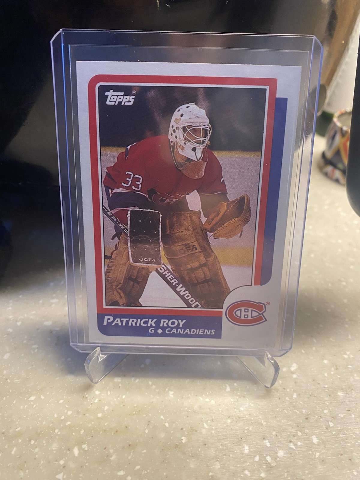 1986-87 Topps - Patrick Roy #53 (RC) MINT-NM Hockey NHL Card **Rookie Card**