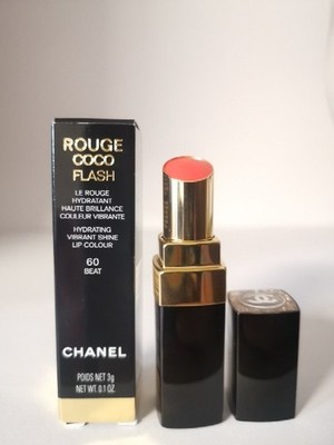 CHANEL Rouge Coco Flash Lippenstift 60 Beat Neu 