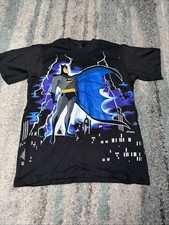 vintage batman animated series shirt On A Changes Tag USA Made Few Rip Dry Rot