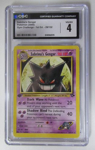 Sabrina's Gengar (1st Edition) graded CGC 4 for sale on eBay