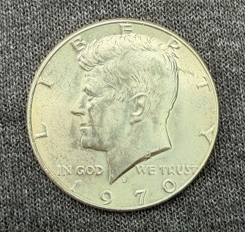 1970-D Kennedy Half Dollar — photo from another recent sale