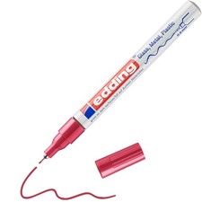 edding 780 gloss paint marker - red - 1 paint marker - extra-fine round nib 0.8