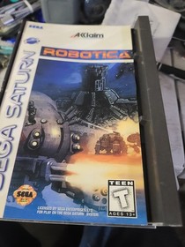 Sega Saturn Robotica Case and Manual