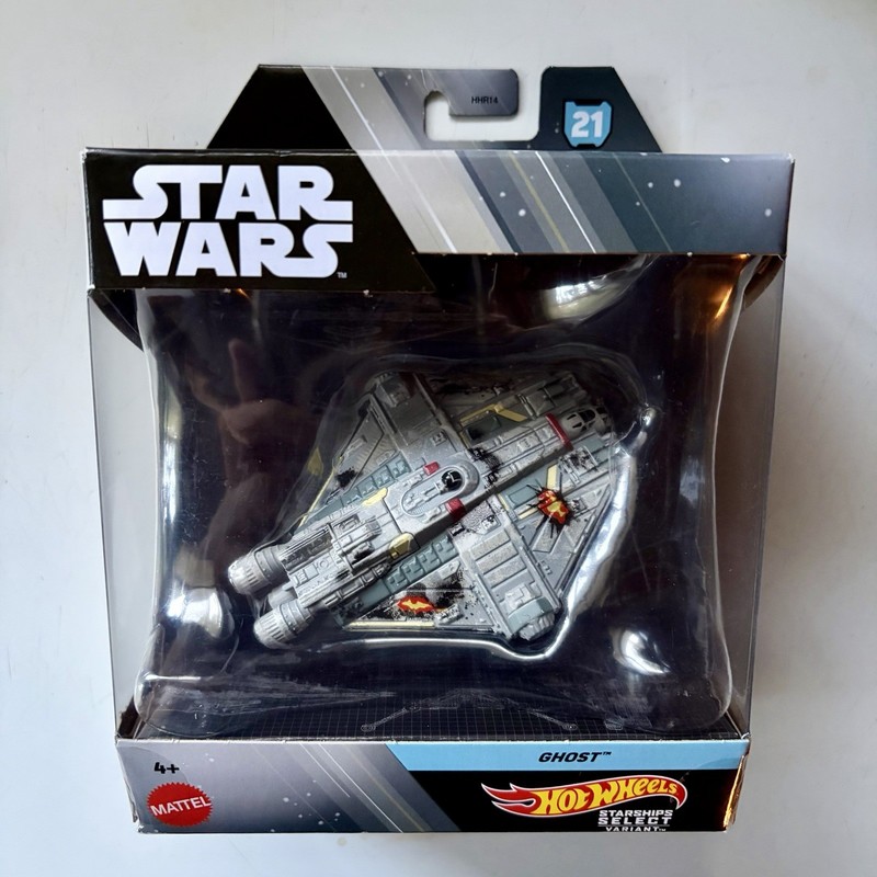 Star Wars Rebels x Hot Wheels Starships Select Ghost Battle Damaged Variant #21