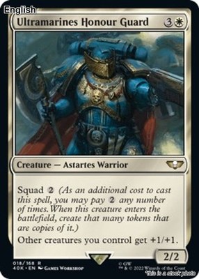 Ultramarines Honour Guard EN [40K - 18] - NM TCG MTG