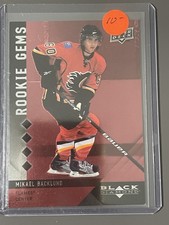 2009-10 Upper Deck Black Diamond Rookie Gems Mikael Backlund #214 Ruby /100 (RC)