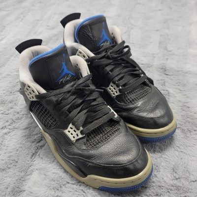 Air Jordan 4 Retro Motorsports Alternate Shoes Mens 10.5 Black