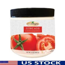 Citric Acid Easy-To-Use Preserves Taste & Freshness Flavor Enhancer12 oz Jar
