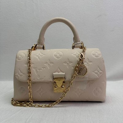 Louis Vuitton Madeleine Beige Calfskin Leather Shoulder Bag   T10371412