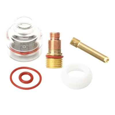 6x TIG Torch Glass Cup Kit Argon Welding Transparent Cup for WP-17/18/26