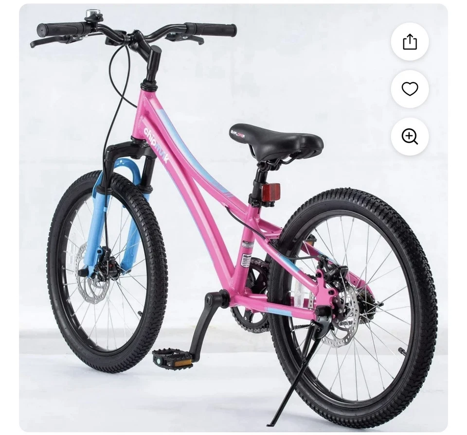 Chipmunk Explorer Girl’s 20” Bike with Aluminum Frame & Disc Brakes MTB BMX - Image 2 of 4