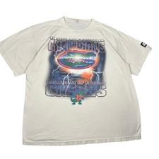 VTG Lightning Starter Florida Gators 1996 National Champions T-Shirt L USA Made