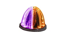 Dual Revolution Watermelon LED Amber to Purple for Peterbilt Kenworth Volvo