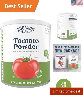 Versatile Tomato Powder - 25- Shelf Life for Emergency & Everyday Meals