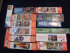 Lot of 14 Jigsaw Puzzles 200 to 550 Piece Ceaco, Buffalo, Master Pieces more