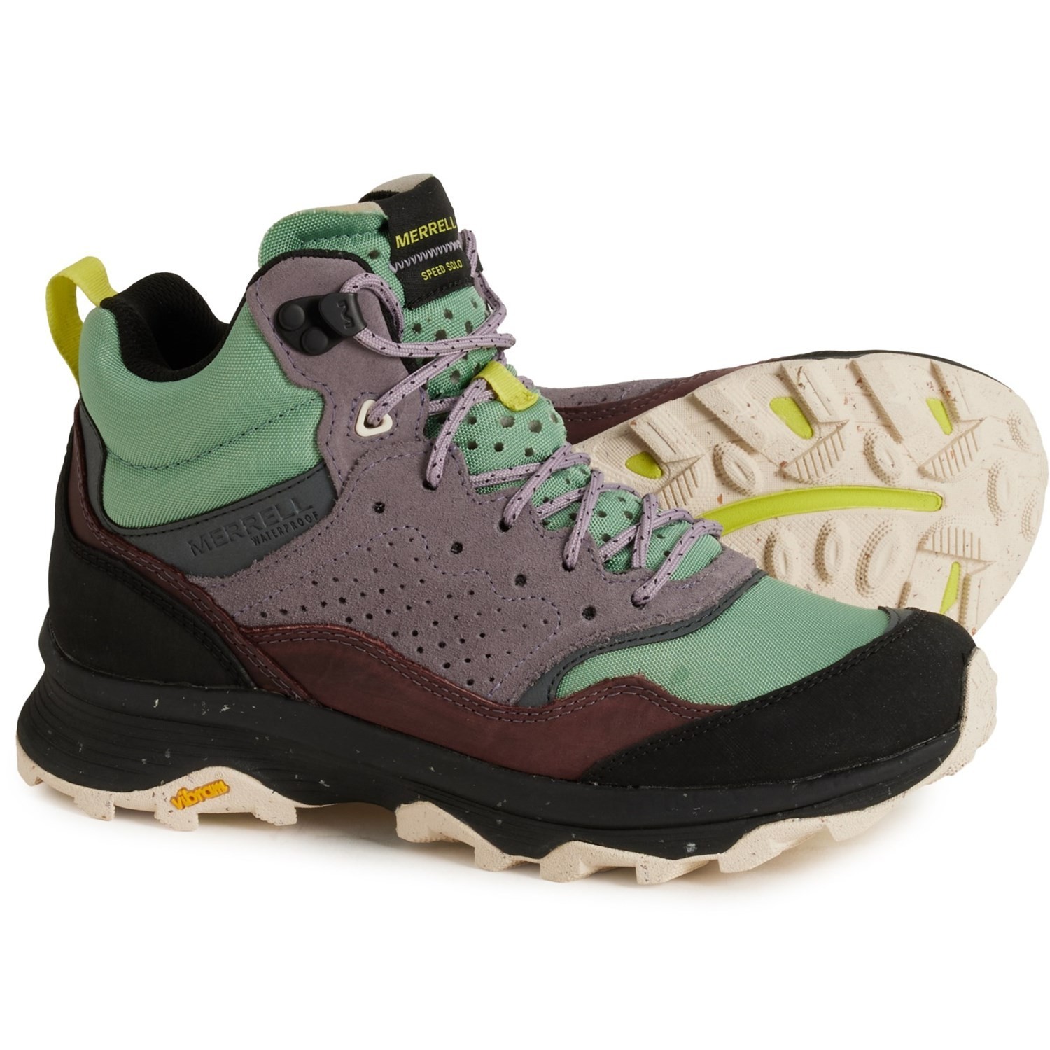 SAOLA Merrell Speed Solo Mid Stivali da Escursionismo Impermeabili Donna (Scegli una Taglia) Nuovi con Scatola