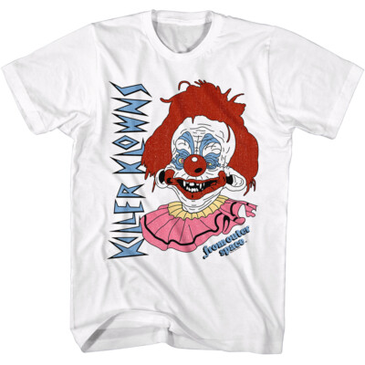 Killer Klowns From Outer Space Rudy Close Up White T-shirt