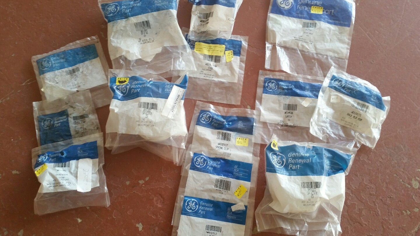 Lot of 14 GE Miscellaneous Appliance Parts eBay