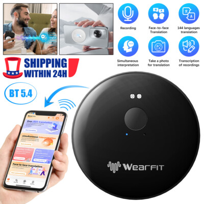 2025 Language Translator Device Real-time AI Smart Instant Voice 144+ Languages