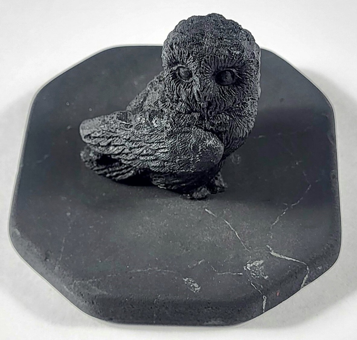 Black Owl Sculpture Owl Sculpture. Black-gold. Limited Edition | Lladró® USA main image 3