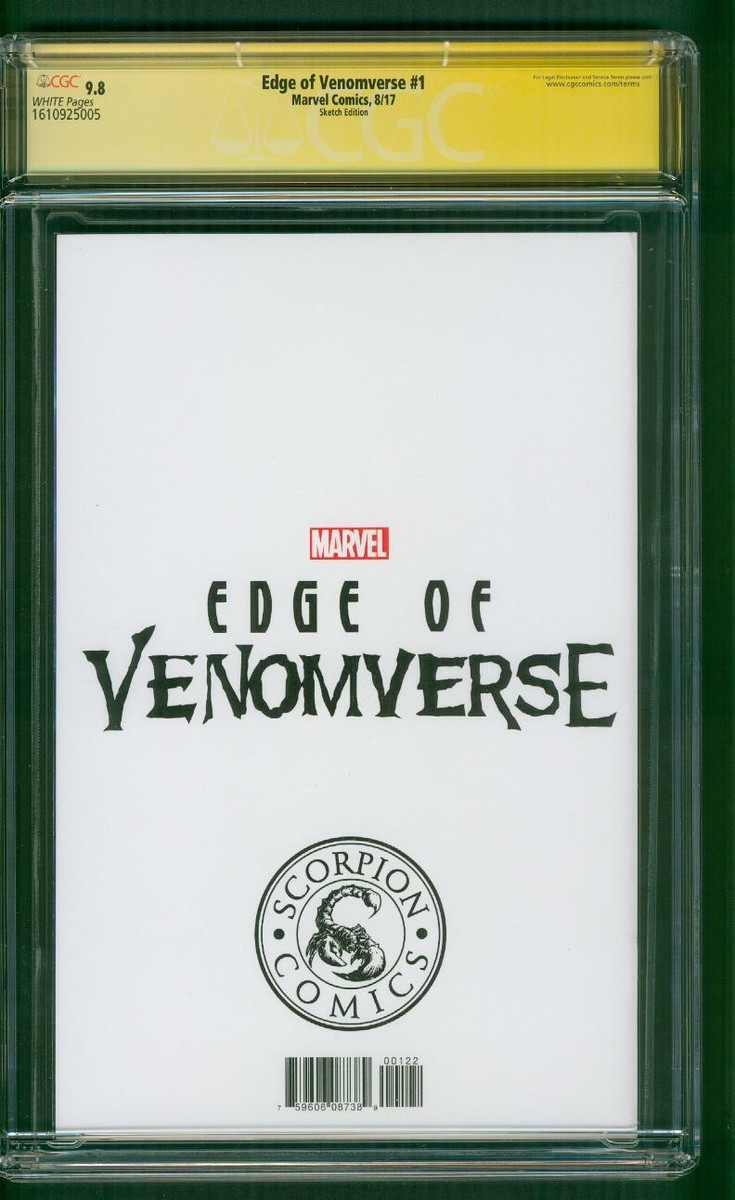 Venom 1 CGC 9.8 2XSS Torres Todd McFarlane Original art Sketch