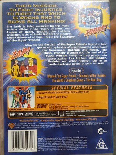 CHALLENGE OF THE SUPER FRIENDS - ATTACK THE LEGION OF DOOM DVD DC ANIMATION FILM - Picture 2 of 3